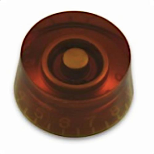 Speed Knob with Coarse Splines-Amber