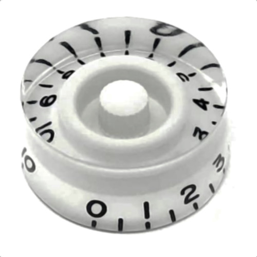 Speed Knob with Fine Splines-White