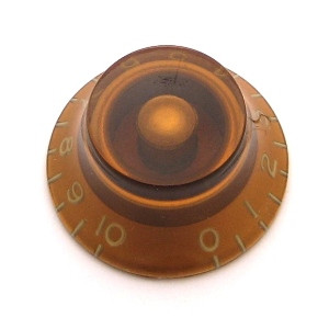 Bell Knob w/ Coarse Splines-Amber