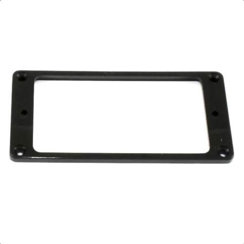 Flat Metal Humbucker Pickup Mounting Ring-Black 