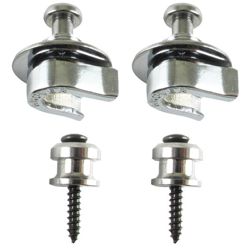 Grover Strap Lock System-Chrome