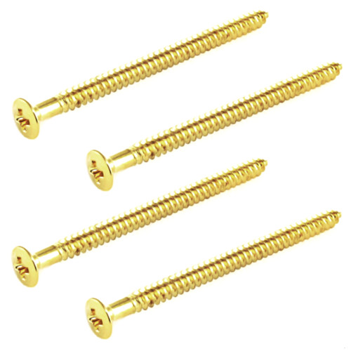 Guitar & Bass Soapbar Pickup Mounting Screws-Gold