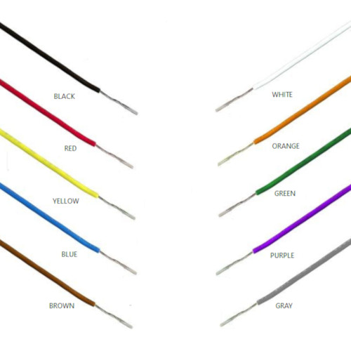 Stranded 26 Gauge Guitar Circuit Wire Bulk Pack-10 Colors