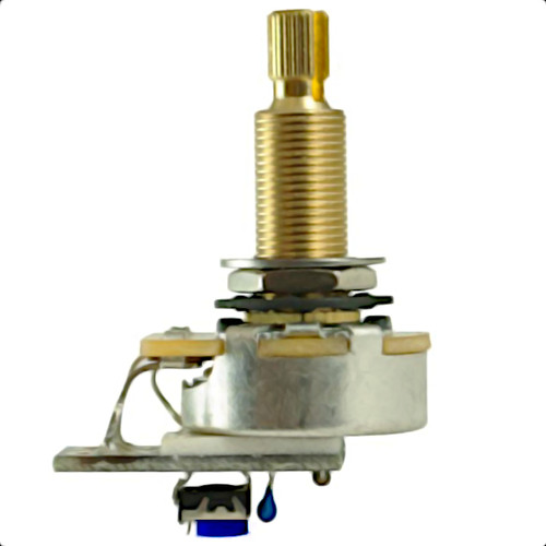 CTS 500K Long Shaft Pro Guitar Pot w/ Variable Treble Bleed Circuit