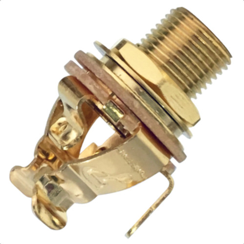 Pure Tone Muti-Contact 1/4" Jack for Guitar & Bass-Gold