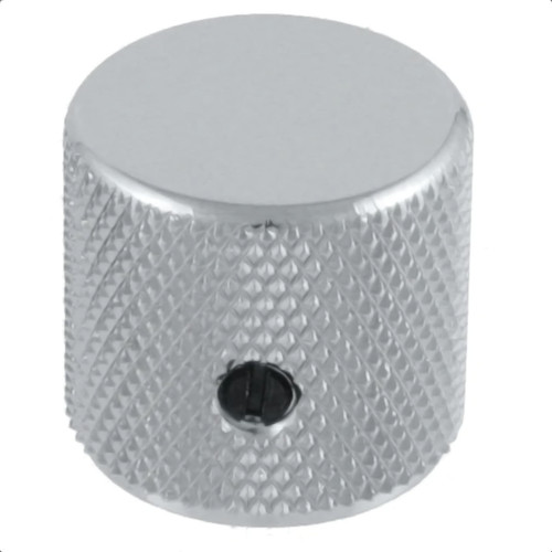 Metal Barrel Knob for Guitar & Bass-Chrome