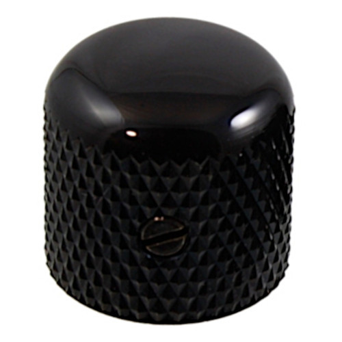 Gotoh Dome Knob for Guitar & Bass 1/4” Solid Shaft-Black