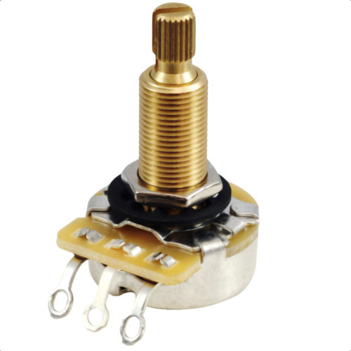 CTS 250K No Load / Blend Pot for Guitar w/ Long Brass Shaft