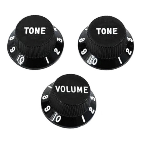 Fender volume and tone knobs clearance
