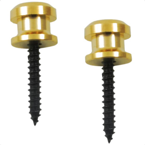 Strap Button Set for Grover & Schaller Strap Lock System-Gold