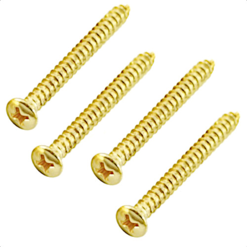 Neck Mounting Screws for Guitar & Bass-Gold