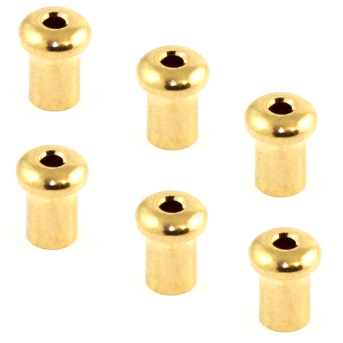 Bass Guitar String Ferrules (4) Gold