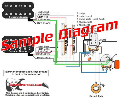 Custom Guitar Wiring Diagrams GuitarElectronics com