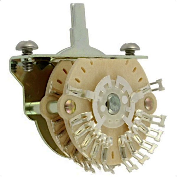 Oak Grigsby 5-way 4-Pole Lever Switch