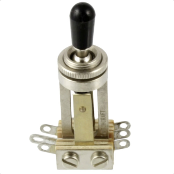 Switchcraft 3-Way Toggle Switch for 3-Pickup Les Paul-Nickel