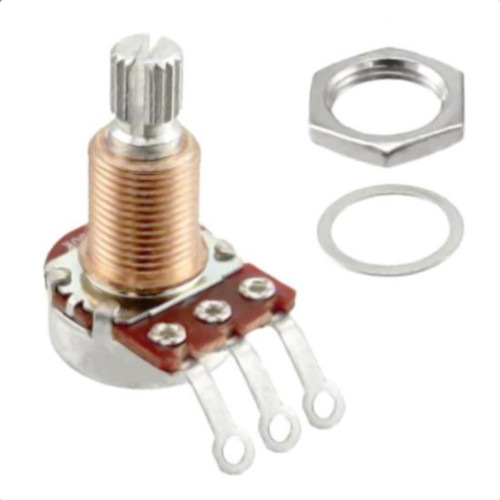 Bourns Pro 500K Linear Taper Mini Guitar Pot-Split Shaft