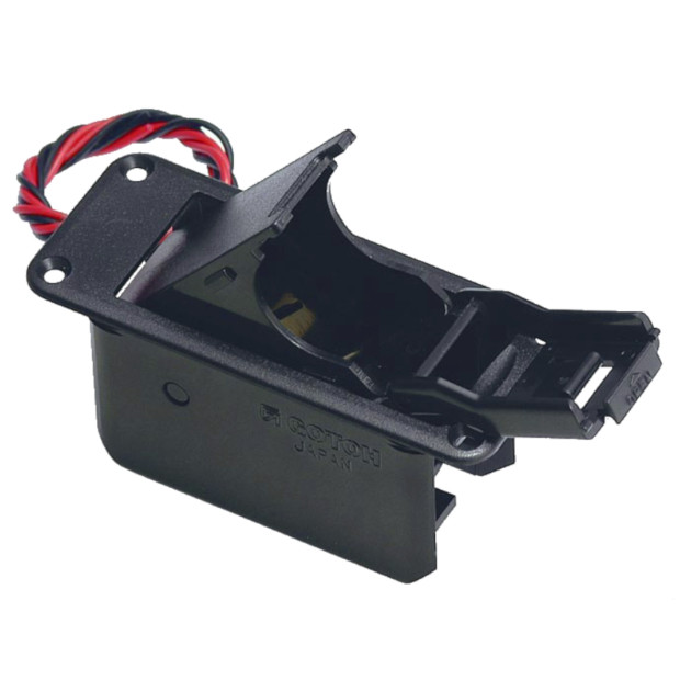 Gotoh 9 Volt Battery Box for Guitar & Bass w/ Leads & Top Screw Holes