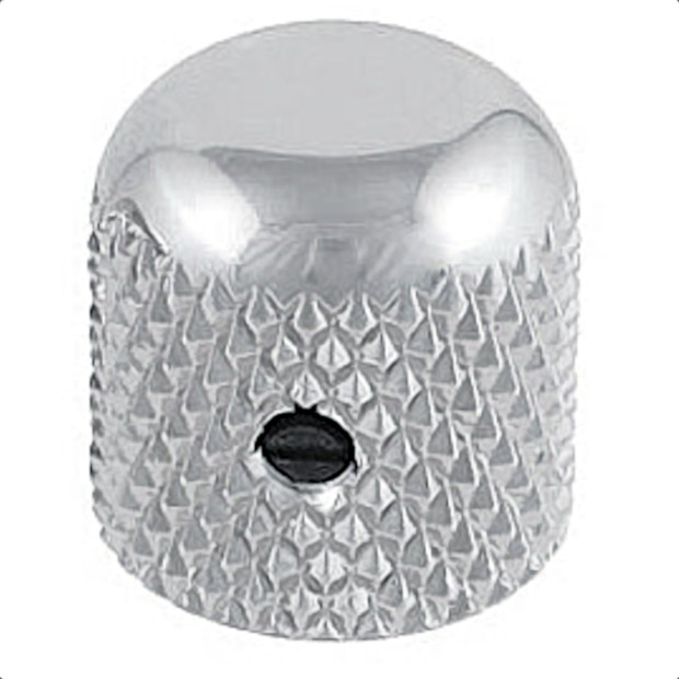 Gotoh Dome Knob for Guitar & Bass 1/4" Shaft-Chrome