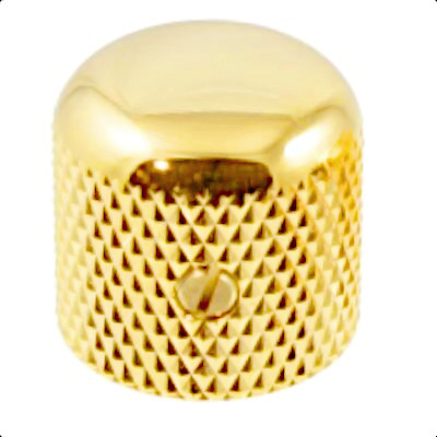 Dome Top Knob for Guitar & Bass-Gold