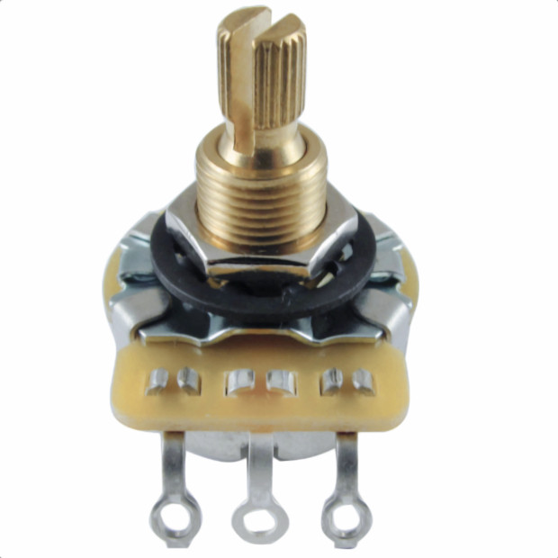 CTS 250K No Load/Blender Pro Guitar Pot w/ Brass Shaft