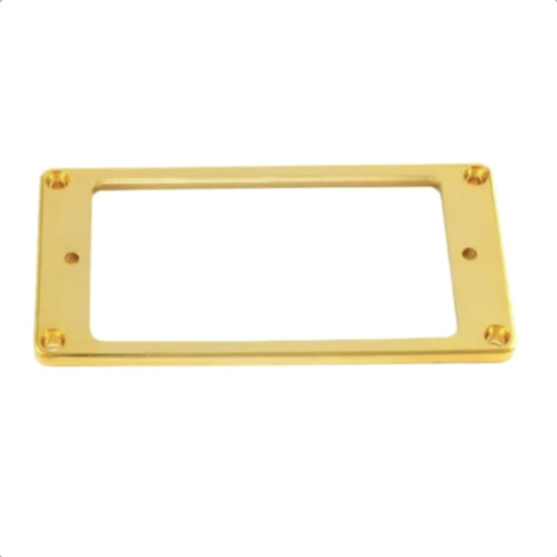 Flat Metal Humbucker Pickup Mounting Ring-Gold