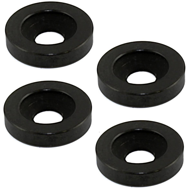 Neck Mounting Screw Ferrules-Black
