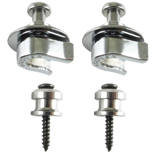 Grover Strap Lock System-Chrome