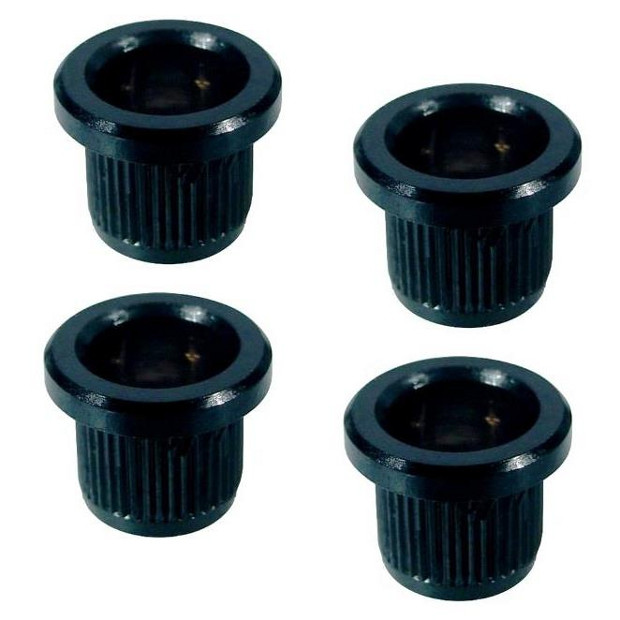 Bass Guitar String Ferrules (4) Black
