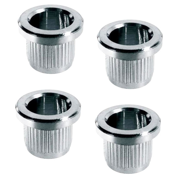 Bass Guitar String Ferrules (4) Chrome