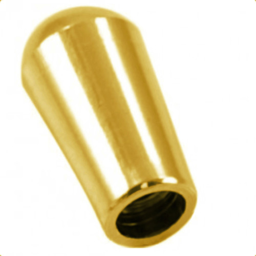 Metal Guitar Toggle Switch Tip Knob w/ Switchcraft 8-32 Threads-Gold