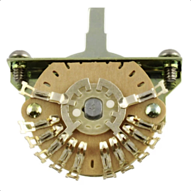 5-Way 2-Pole Pickup Selector Switch-Oak Grigsby