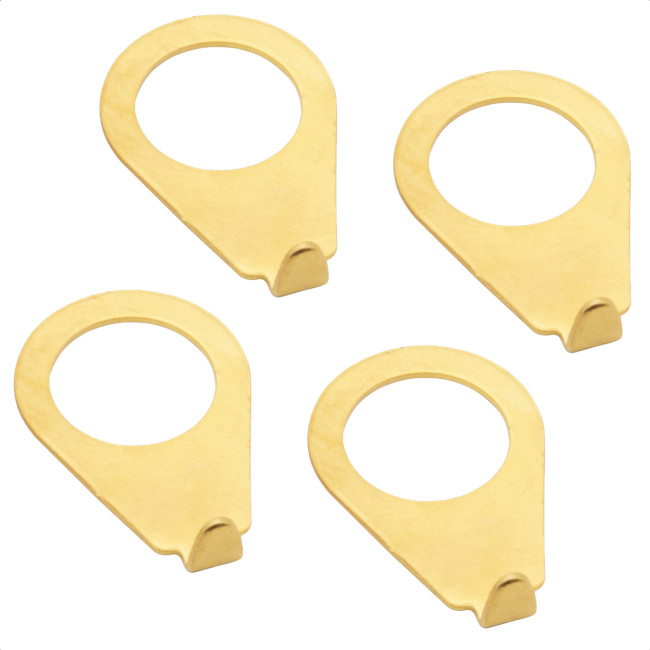 Pointer Washers for Volume & Tone Controls (4) Gold 