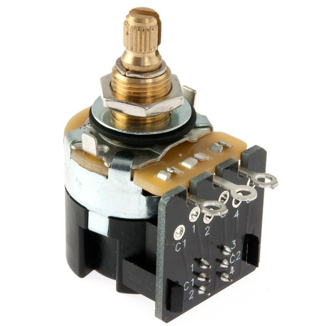 CTS 500K Audio Taper Pot w/ Push/Pull Switch