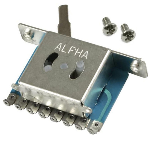 ◆タチカワ◆バーチカル◆W4200×H1940◆Z-2507BL5◆ Alpha 5-Way Strat Style Lever Switch w/ Mounting Screws