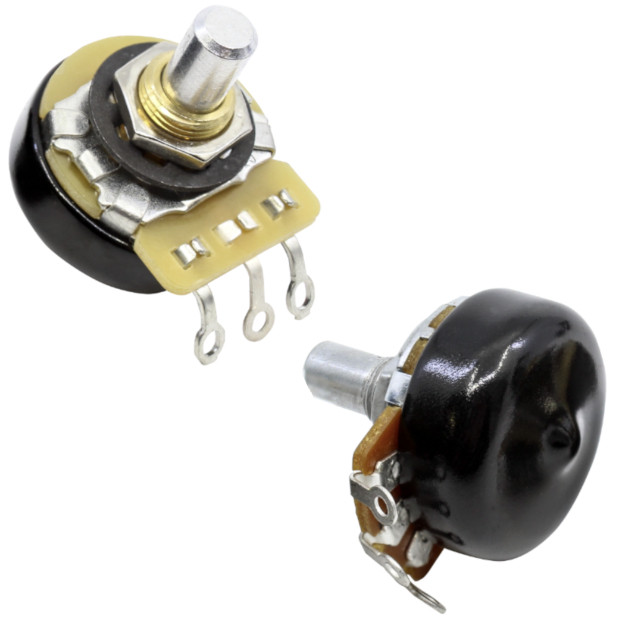 Guitar & Amp Pot Dust Covers Installed