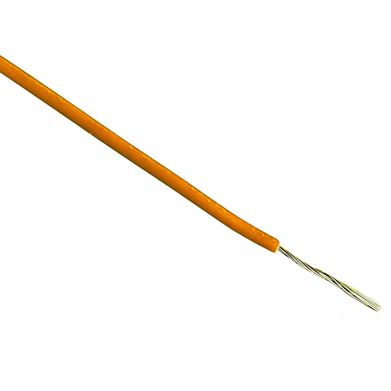 Stranded 22 Gauge Guitar Circuit Wire-Orange