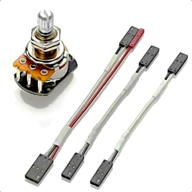 EMG 25K Volume Pot for Active Pickups w/ Solderless Quick Connectors