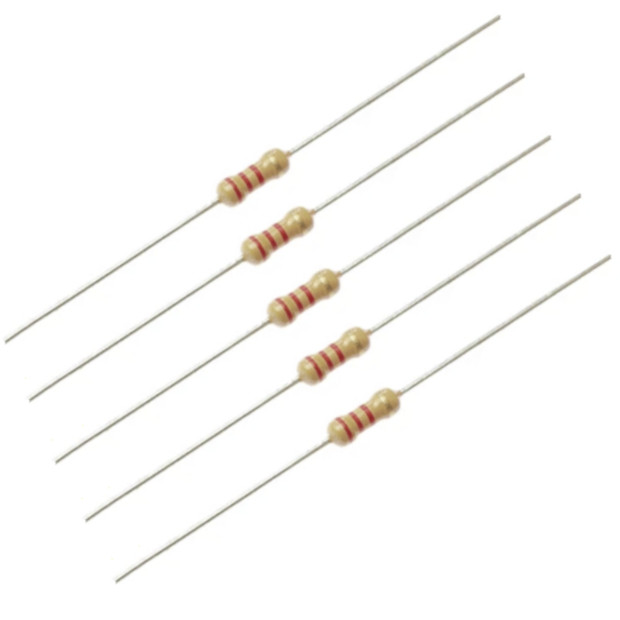 2.2K Ohm 5% tolerance Resistors For Partial Humbucker Tap Mod (5)