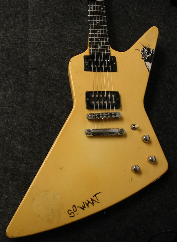 James Hetfield’s "So What" Explorer at Guitar Electronics