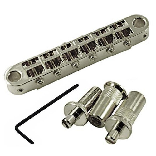 TonePros T3BT-N Tune-o-matic Bridge-Nickel