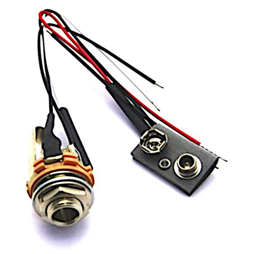 EMG 1/4" Output Jack & Battery Connector
