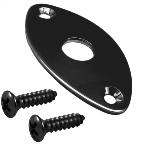 Football Style Metal Jack PlateBlack