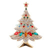 Christmas Tree - Multi-coloured Brooch