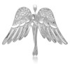 Silver Angel Wings  Brooch