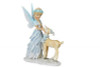 Blue Fairy with Deer 17cm H