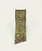 Koru Scroll Olive and Gold - per metre