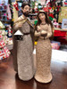 Gilt Edged Nativity - 2 piece - 30cm H