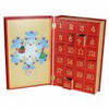 Snowflake Advent Calendar with Wooden Trinkets