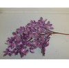 Purple Glitter Leaf Spray - 70cm L