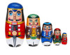 Nesting Nutcracker Dolls (5 per set)